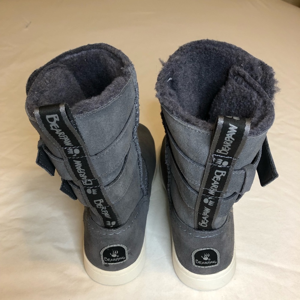 BearPaw Gray Suede Boots